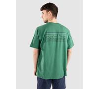 patagonia p 6 logo grun herren kurzarm t shirt