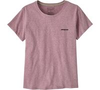 Patagonia Damen T-Shirt P-6 Logo Responsibili-Tee Quiet Violet (rosa) Größe M
