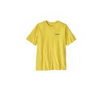 patagonia p 6 logo responsibili tee kurzarm t shirt gelb herren M
