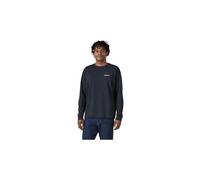 patagonia p 6 logo responsibili tee langarmshirt blau