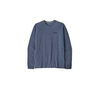 Patagonia - L/S P-6 Logo Responsibili-Tee - Longsleeve, Gr. M, blau (P-6Outline:CurrentBlue)