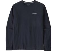 Patagonia Herren Langarmshirt P-6 LOGO RESPONSIBILI-TEE, marine, Gr. M