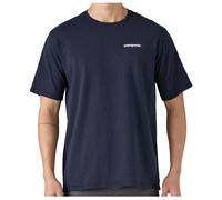 Patagonia - T-Shirt aus recycelter Baumwolle - M's P-6 Logo Responsibili-Tee New Navy für Herren aus Baumwolle - Größe XS - Navy blau Navy blau XS