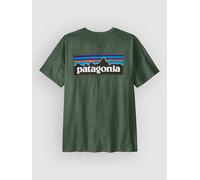 Patagonia - P-6 Logo T-Shirt - T-Shirt, Gr. L, oliv/grün (CanopyGreen)