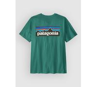 Patagonia T-Shirt P-6 Logo, Herren, gem green, Größe XL