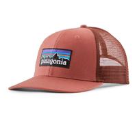 Patagonia P-6 Logo Trucker Cap (Größe ONE SIZE, rot)