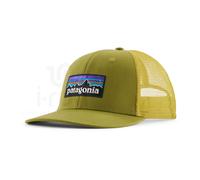 Patagonia P-6 Logo Trucker Hat graze green - Größe One size
