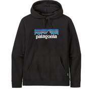 Patagonia Hoodie P-6 Logo Uprisal tiefschwarz Größe XS