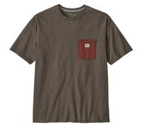PATAGONIA Men´s Shop Sticker Pocket Responsibili-Tee Herren | MRLB MARLOW BROWN | L
