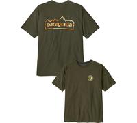Patagonia - T-Shirt aus recycelter Baumwolle - M's Unity Fitz Responsibili-Tee Basin Green für Herren aus Baumwolle - Größe L - Grün Grün L
