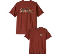 Patagonia - T-Shirt aus recycelter Baumwolle - M's Unity Fitz Responsibili-Tee Dried Vanilla für Herren aus Baumwolle - Größe XL - Braun Braun XL