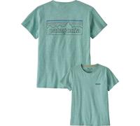 Patagonia P-6 Logo Responsibili T-Shirt p6 outline / virtually blue Damen Gr. S