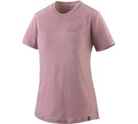 Patagonia - Technisches, atmungsaktives Wander-T-Shirt aus Merinowolle - Damen / Frau - W's Cap Cool Merino Blend Graphic Shirt Violett M