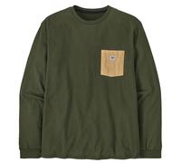 Patagonia Unisex Long-Sleeved Shop Sticker Pocket Responsibili-Tee , M
