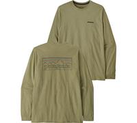 Patagonia - Urbanes T-shirt aus recycelten Materialien und mit wasserdichten Nähten - Herren - M's L/S P-6 Logo Responsibili-Tee P-6 Grün M