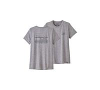 Patagonia - Women's Cap Cool Daily Graphic Shirt - Funktionsshirt, Gr. M, grau (73Skyline/FeatherGrey)
