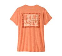 Technisches T-Shirt Patagonia W's Cap Cool Daily Shirt - Mother Rays (Peach Sherbet) Damen L