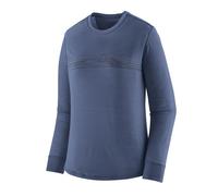 PATAGONIA W´s L/S Cap Cool Merino Blend Fraphic Shirt Damen | STCU STRATA STRIPE: CURRENT BLUE | L