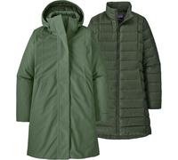 Patagonia - Warmer, wasserdichter Parka - W's Tres 3-in-1 Parka Old Growth Green für Damen - Größe 112-118 - Grün Grün 112-118
