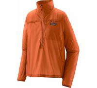 Patagonia - Winddichter Anorak - W's Houdini Stash 1/2 Zip P/O Rock Melon für Damen - Größe S - Orange Orange S
