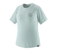 Patagonia Women’s Cap Cool Trail Graphic T-Shirt, L, forge mark crest / wispy green