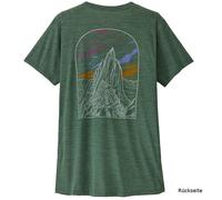 Patagonia - Women's Cap Cool Daily Shirt Cloud Crag - Funktionsshirt, Gr. S, grün/oliv (CanopyGreen/LightCanopyGreenX-Dye)