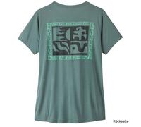 Patagonia Women's Cap Cool Daily Shirt Mother Rays T-Shirt, L, blue sage - light blue sage x-dye