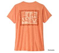 patagonia cap cool daily mother rays funktions t shirt fur damen orange M