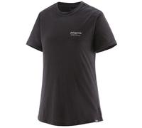 Patagonia Women's Cap Cool Merino Blend Graphic Shirt T-Shirt, L, heritage header: black