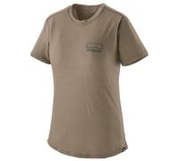 Patagonia - Women's Cap Cool Merino Graphic Shirt - Merinoshirt, Gr. XS, beige (FitzRoyStrata:WingGrey)