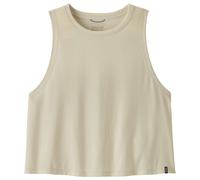 Patagonia - Women's Cap Cool Trail Cropped Tank - Funktionsshirt, Gr. L, beige (DynoWhite)