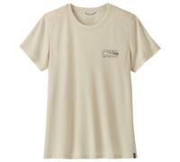Patagonia Damen Cap Cool Trail Shirt Stratapeaks Dyno White : L