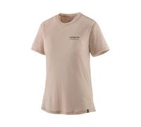 Patagonia - Women's Cap Cool Merino Graphic Shirt - Merinoshirt, Gr. XS, beige (HeritageHeader:ShroomTaupe)
