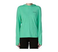 Patagonia Damen Cap Cool Sun Peak Visions Hoodie (Größe M, tuerkis)