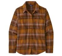 Fjord Flannel Shirt Women L braun - happy camper: shelter brown