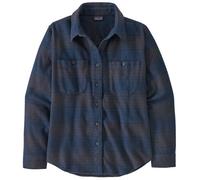 Patagonia Women's Fjord Flannel Shirt Langarmhemd, S, cascade/tidepool blue