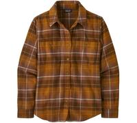 Fjord Flannel Shirt Women S braun - happy camper: shelter brown
