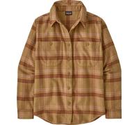 Patagonia Women's Fjord Flannel Shirt Old Spruce: Nest Brown L