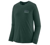 Patagonia Damen Cap Cool Merino Graphic Longsleeve (Größe S, gruen)