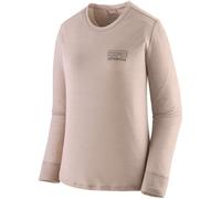 Patagonia - W's Long-Sleeved Capilene Cool Merino Graphic Shirt Fitz Roy Strata Shroom Taupe - S - Wander-T-Shirt Beige S