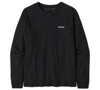 Patagonia - Women's L/S P-6 Logo Responsibili-Tee - Longsleeve, Gr. L, schwarz (Black)