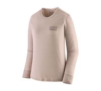 Patagonia Women's Long-Sleeved Capilene Cool Merino Blend Graphic Shirt Fitz Roy Strata shroom taupe L