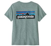 Patagonia Womens P-6 Logo Responsibili-Tee blue sage - Größe M