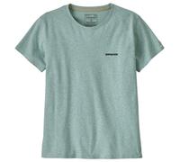 Patagonia - Women's P-6 Logo Responsibili-Tee - T-Shirt, Gr. L, türkis (P-6Outline:VirtuallyBlue)