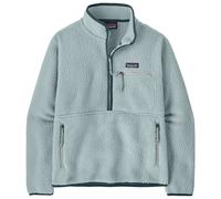 Patagonia - Women's Retro Pile Marsupial - Hoodie, Gr. M, grau/türkis (VirtuallyBlue)