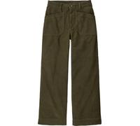 Patagonia Women's Wide Leg Cord Pants Basin Green 10