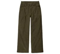 Patagonia - Women's Wide Leg Cord Pants - Freizeithose, Gr. M 44, oliv (BasinGreen)