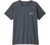 Patagonia - Atmungsaktives T-Shirt - W's Cap Cool Daily Graphic Shirt Strataspire: Smolder Blue X-Dye für Damen - Größe 149 - Navy blau Navy blau 149