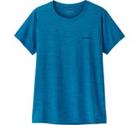 PATAGONIA W's Cap Cool Daily Shirt - Boardshort Logo - Damen - Blau - Größe L- Modell 2027