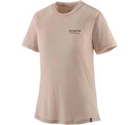 Patagonia Women's Capilene Cool Merino Blend Graphic Shirt Heritage Header shroom taupe M